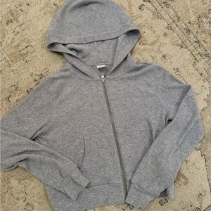 TNA zip up waffle hoodie